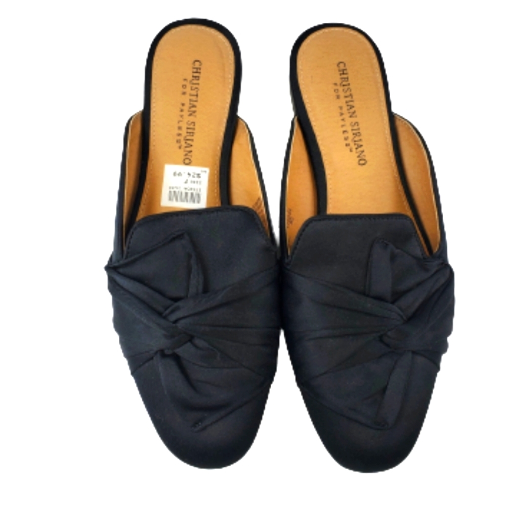 Christian Siriano Womens Black, Dress, Flats